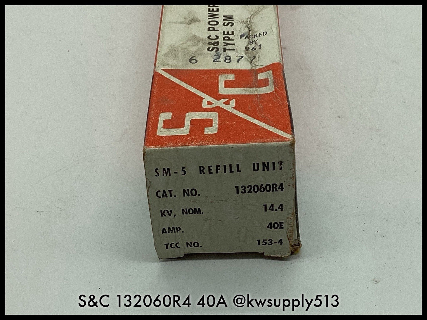 S&C 132060R4 ~ S&C 132060R4 40E Amp SM-5 Refill Unit 14.4kV ~ Unused Surplus