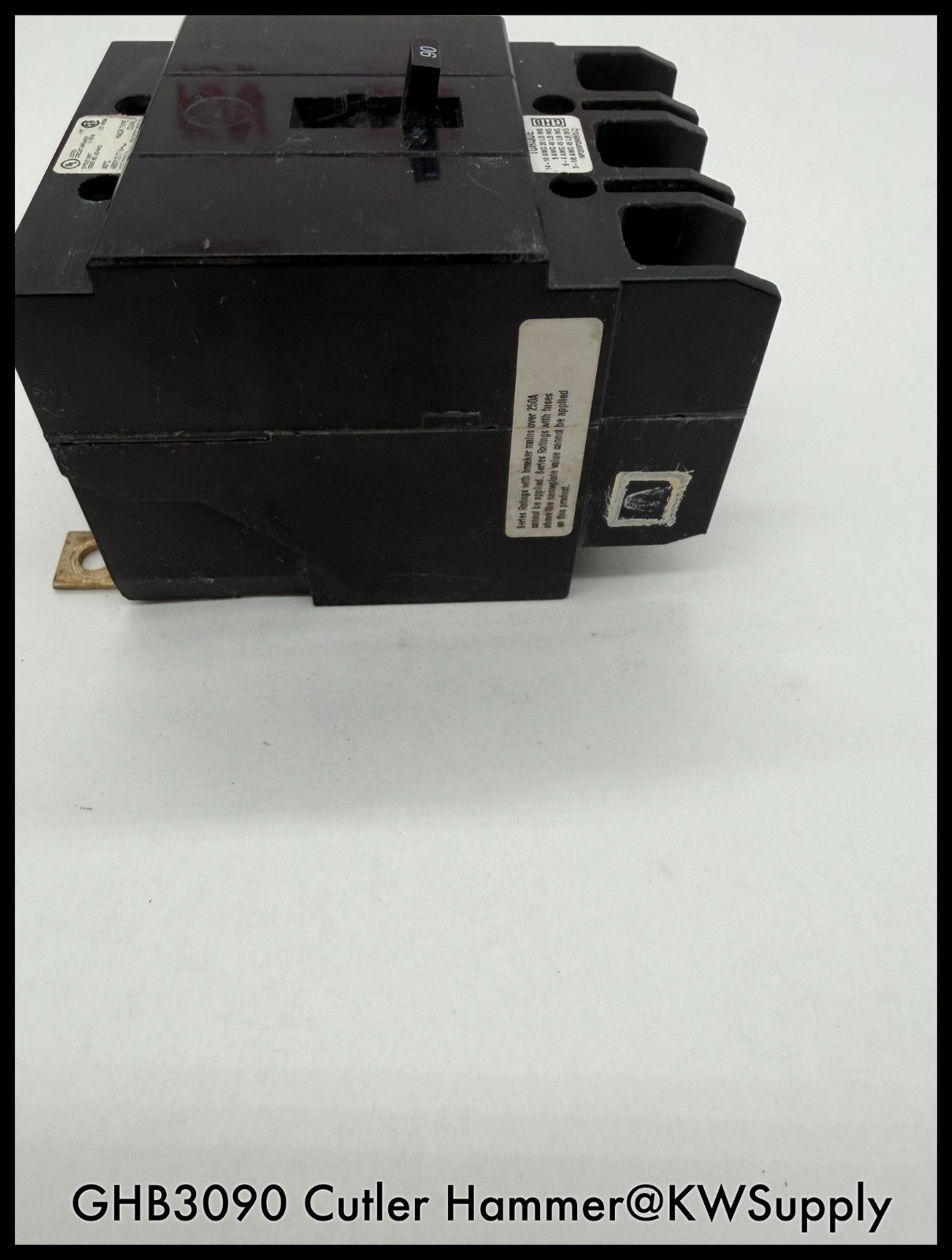 GHB3090~Cutler Hammer GHB3090 90A 480VAC Circuit Breaker-Used