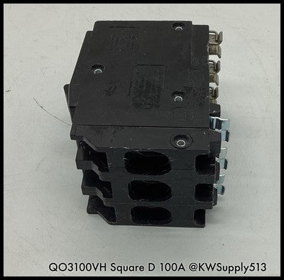 QO3100VH ~ Square D QO3100VH Miniature MCCB 100A 3P 120/240 VAC ~ Used