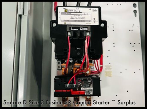 Size 3 Fusible Combination Starter-8536SEO1H30S