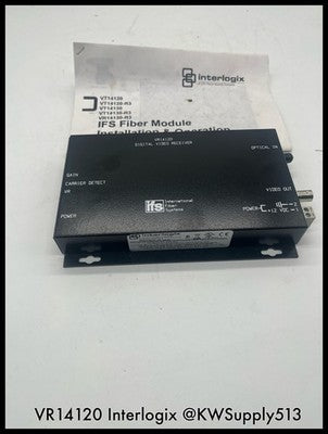VR14120~Interlogix VR14120 Digital Video Receiver with power supply New Open Box