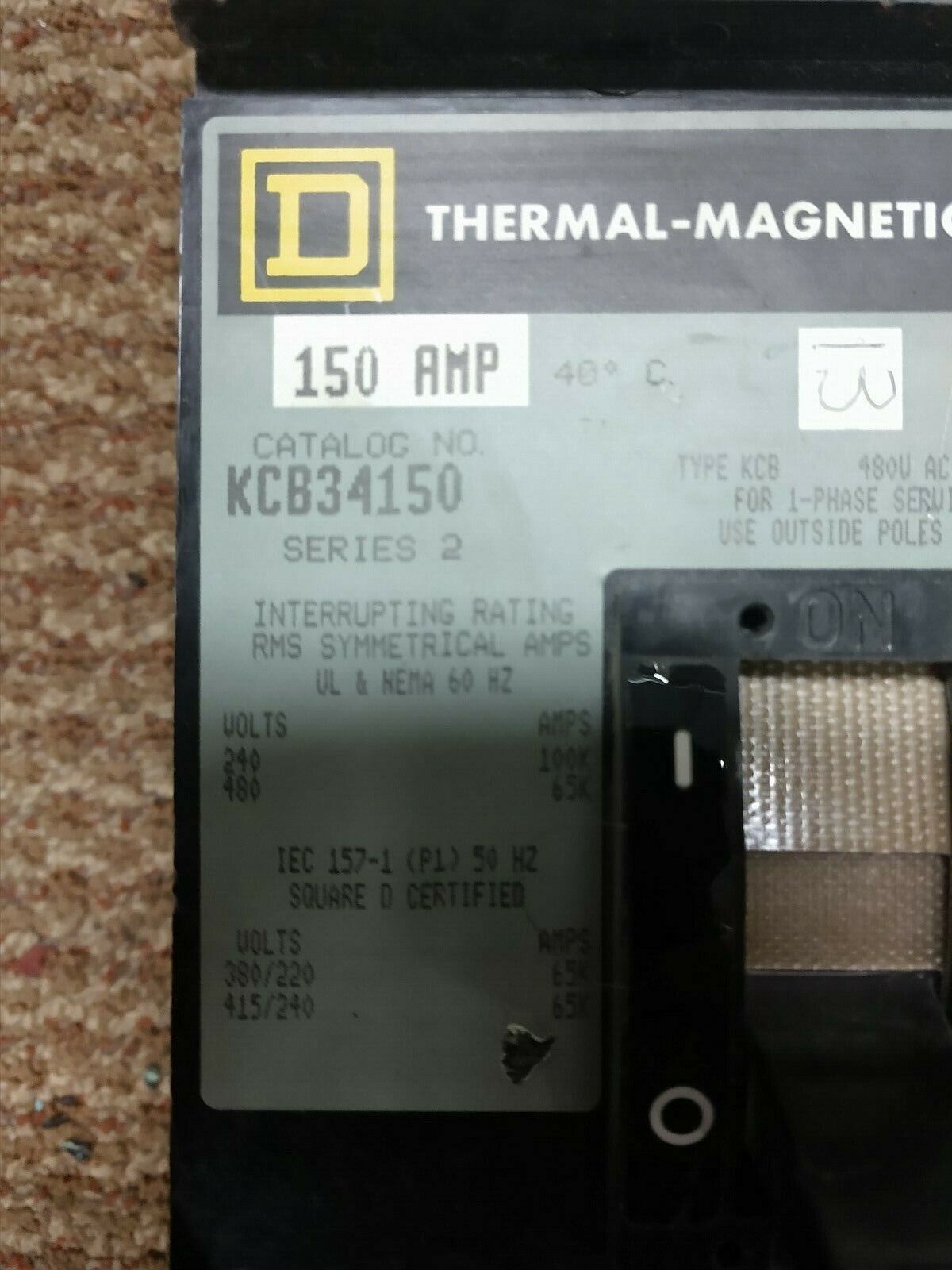 150A Circuit Breaker-KCB34150