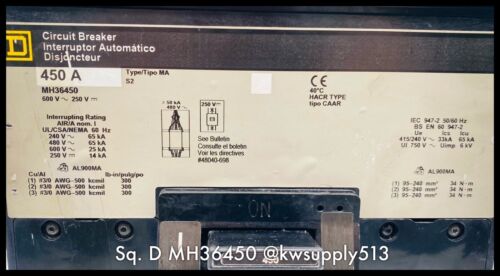 450A Circuit Breaker-MH36450