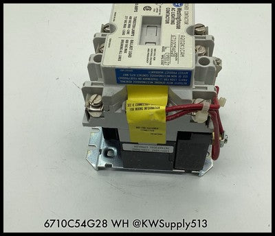 6710C54G28 ~ WestingHouse 6710C54G28 30A A202K1CAM AC Lighting Contactor Surplus
