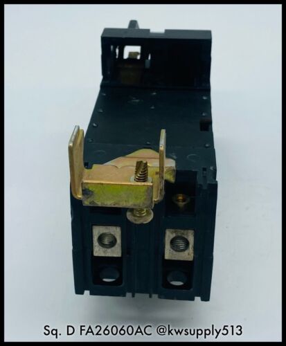 FA26060AC ~ Square D FA26060AC 600VAC/250VDC 60A I-Line CB ~B Lugs Shelf Surplus