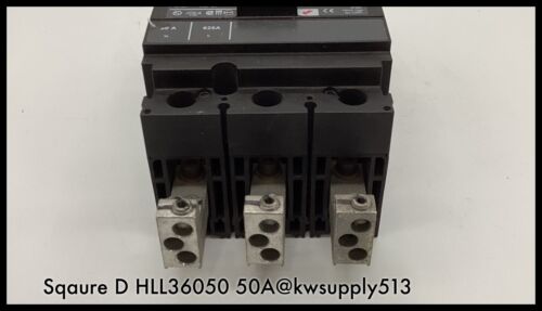 HLL36050 ~ Square D HLL36050 50A PowerPact with Lugs HL060 600V 3 pole