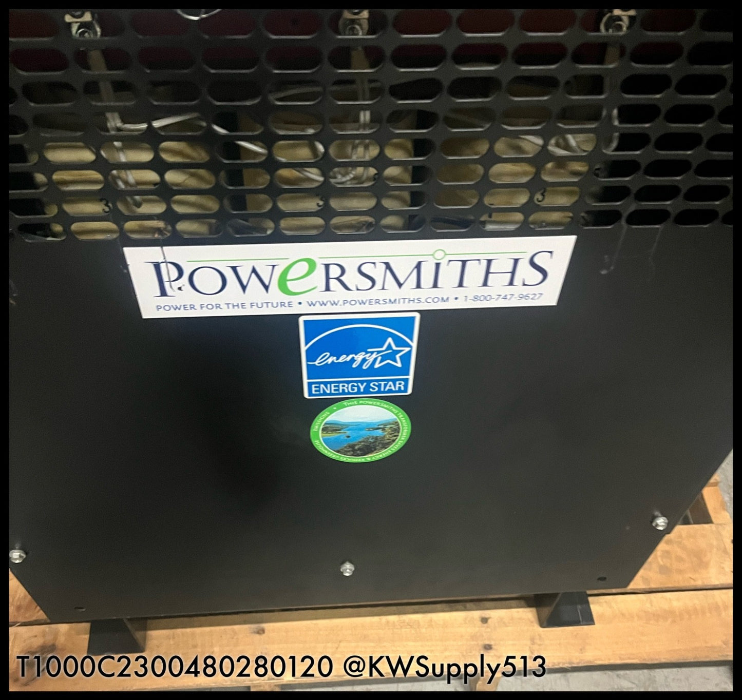 T1000-C2-30-0-480-208/120~Powersmith T1000-C2-30-0-480-208/120 Transformer-New