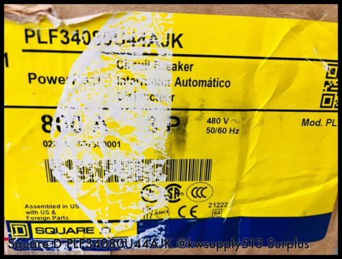 800A Circuit Breaker-PLF34080U44AJK