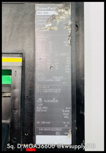 600A Circuit Breaker-MGA36600