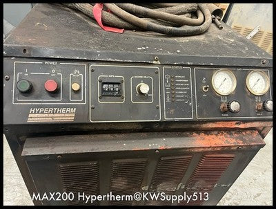 Max200~Hypertherm Max200 Plasma Cutting System- 200A Parts Only Used