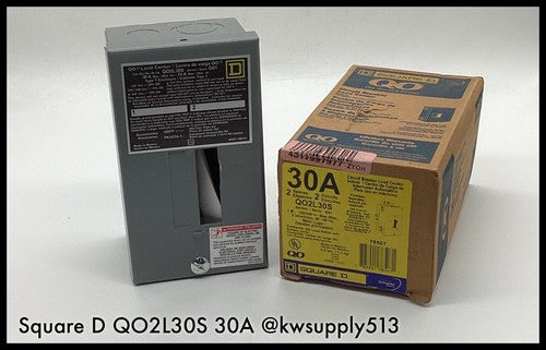 Square D~QO2L30S 30A Circuit Breaker Load Center Unused Surplus