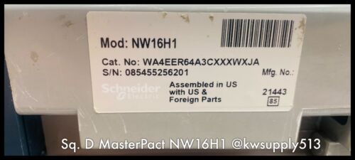 1600A NW16H1 Circuit Breaker-WA4EER64A3CXXXWXJA