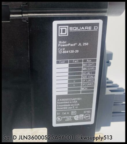 250A Circuit Breaker w/ Plug-in Adapter-JLN36000S25ABY001