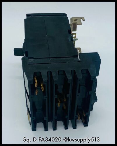 FA34020 ~ Square D FA34020 FA 480VAC 20A I-Line MCCB ~ B. Lugs Shelf Surplus
