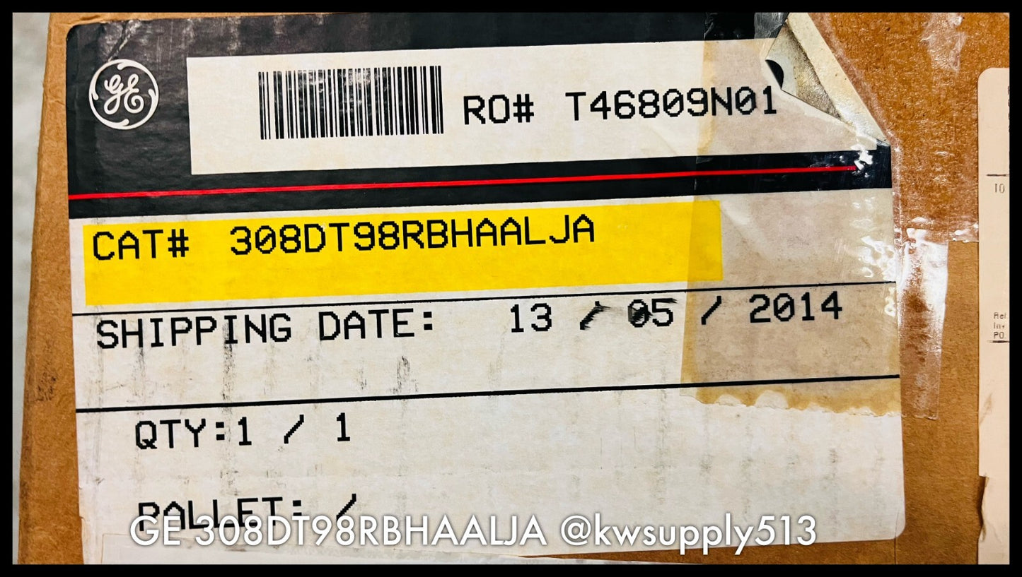 308DT98RBHAALJA ~ GE 308DT98RBHAALJA 45A 3PH NEMA Sz. 2 300-Line Control- Unused