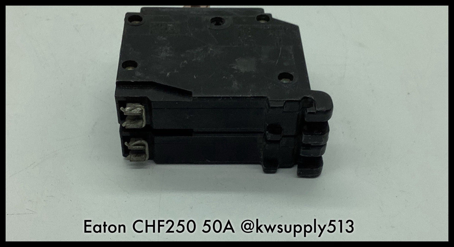 CHF250 ~ Eaton Culter Hammer CHF250 50A 120/240V 2 Pole Type CH Circuit Breaker