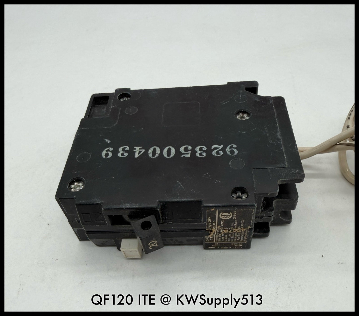 QF120~ITE QF120 20A 1P 1 PH 120VAC 10KA GFCI Circuit Breaker-Used