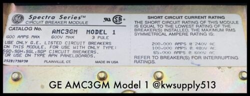 600A Max Circuit Breaker Module-AMC3GM