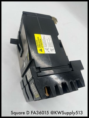 FA36015 ~ Square D FA36015 15A 3P I-Line Circuit Breaker - Unused Surplus