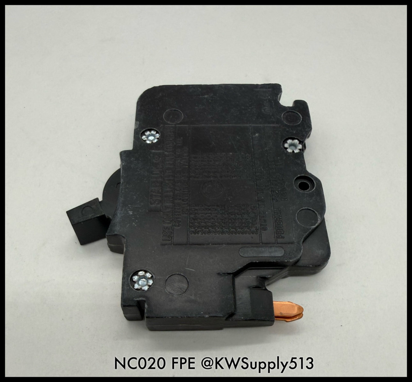 NC020~FPE NC020 20A 1P 120V Circuit Breaker-Used