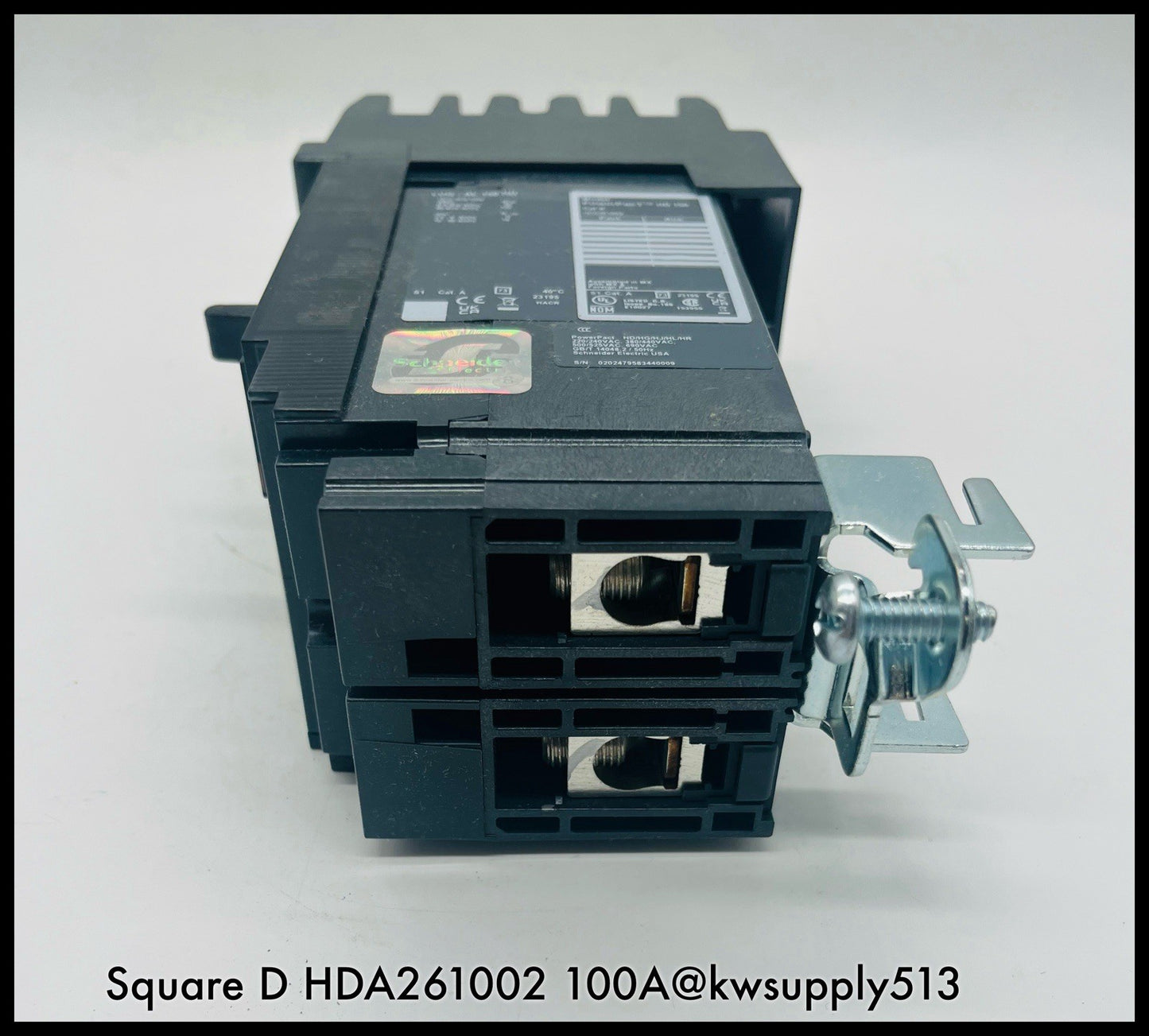 HDA261002 ~ Square D HDA261002 100A 600V 2P I-Line PowerPact CB Unused Surplus
