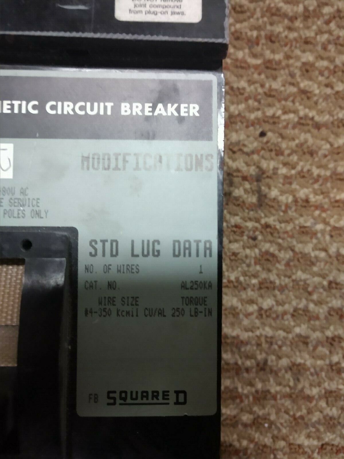 150A Circuit Breaker-KCB34150