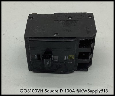 QO3100VH ~ Square D QO3100VH Miniature MCCB 100A 3P 120/240 VAC ~ Used
