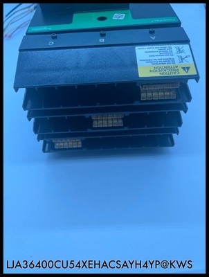 LJA36400CU54XEHACSAYH4YP ~ Square D 400A Circuit Breaker with AS ST WH PL Unused