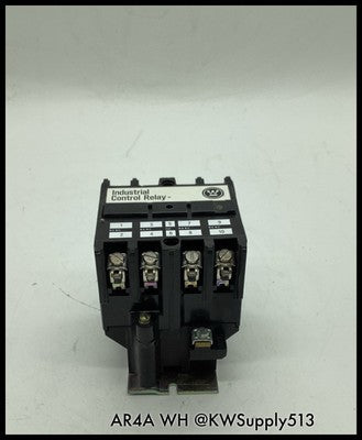 AR4A ~ Westinghouse AR4A 10A Industrial Control Relay S# 766A023G01 ~ Used