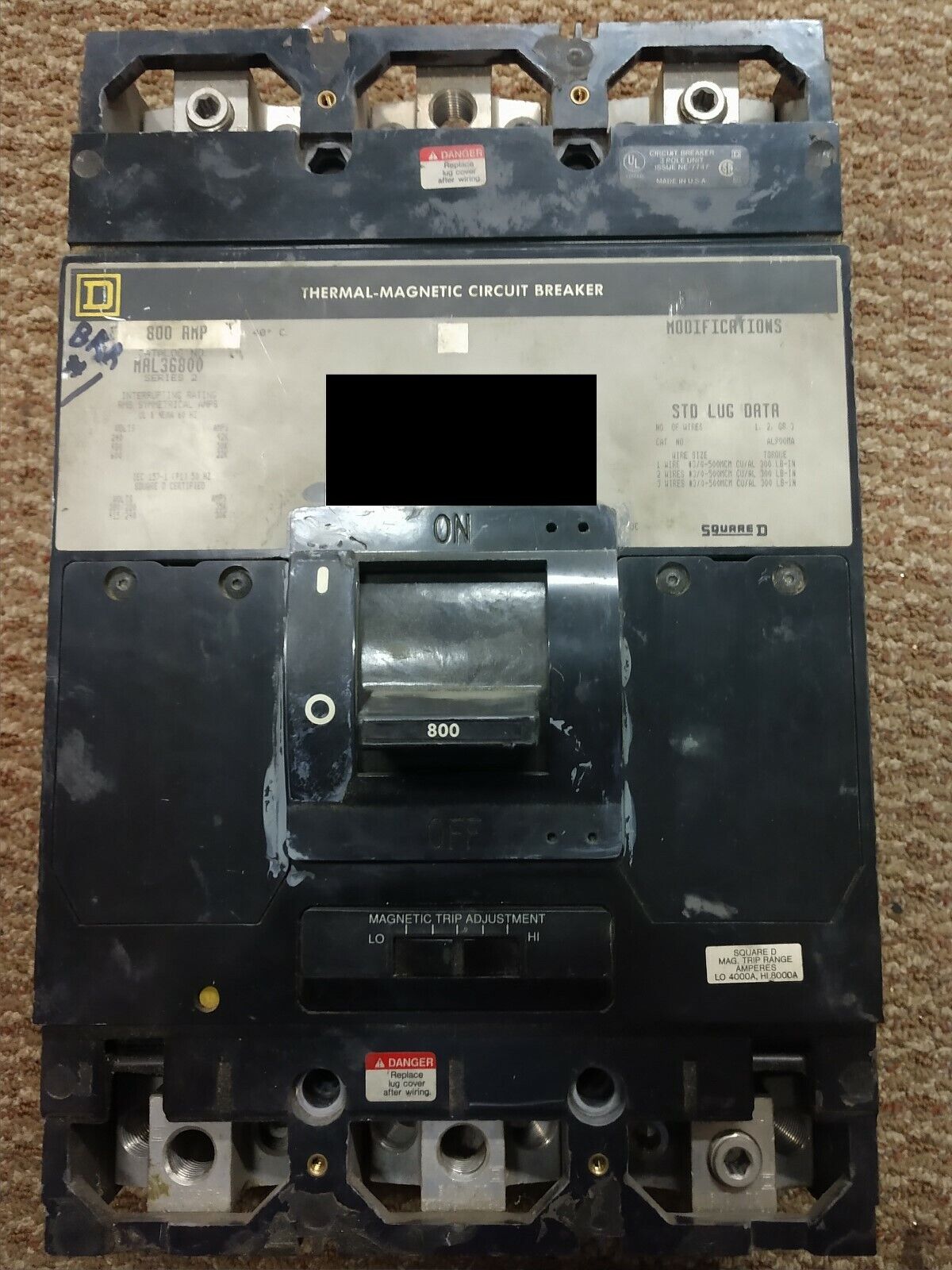800A Circuit Breaker-MAL36800