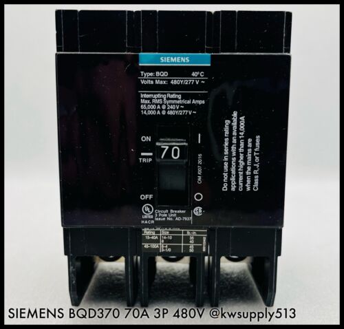70A Circuit Breaker-BQD370