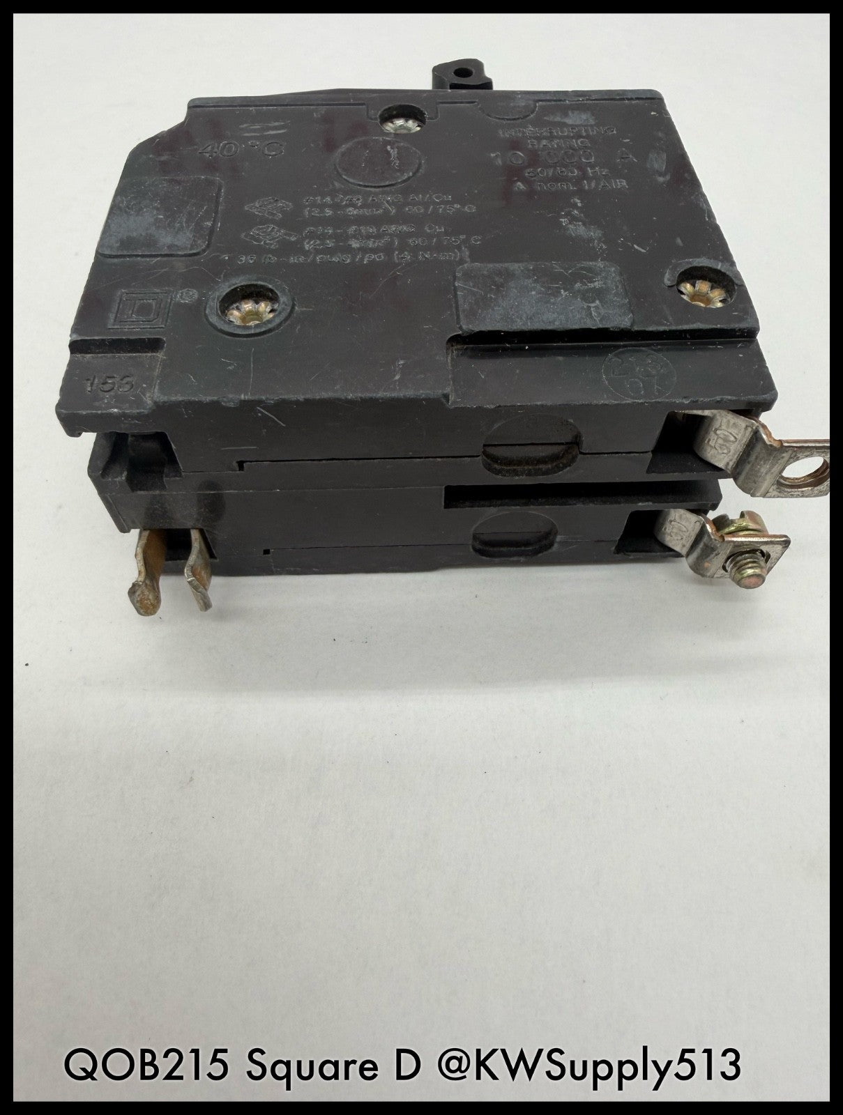 QOB215~Square D QOB215 15A 2P 1pH 240V TM Circuit breaker -Used