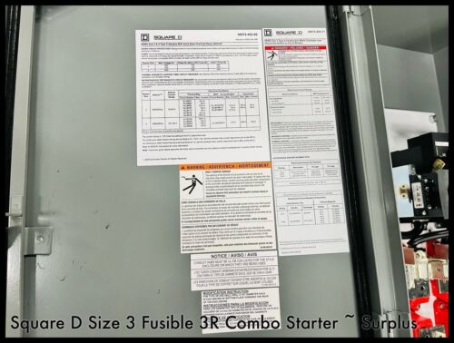 Size 3 Fusible Combination Starter-8536SEO1H30S