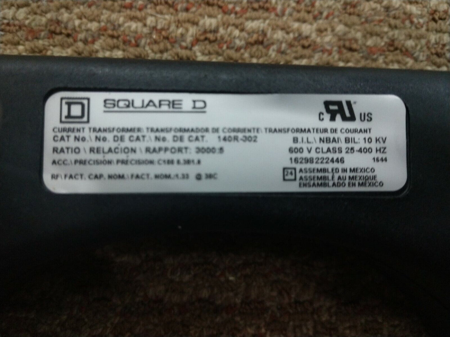 3000:5A Current Transformer-140R-302