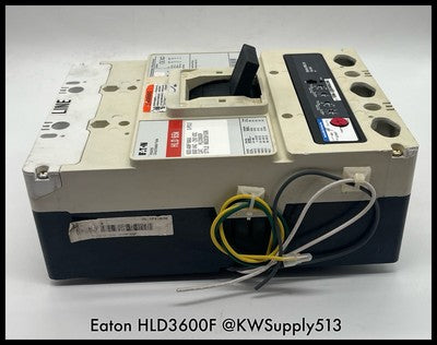 HLD3600F~Eaton HLD3600F 600A HLD65K~ S# 6633C81G06~ LES3600LSIG~310RMS TU Used
