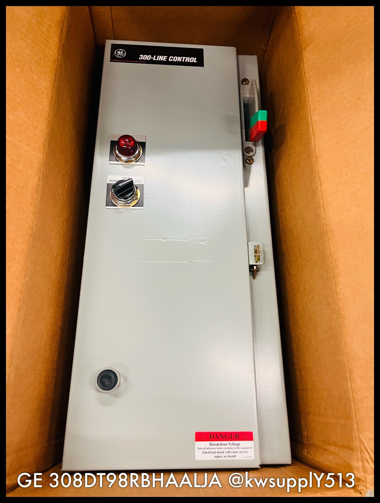 308DT98RBHAALJA ~ GE 308DT98RBHAALJA 45A 3PH NEMA Sz. 2 300-Line Control- Unused