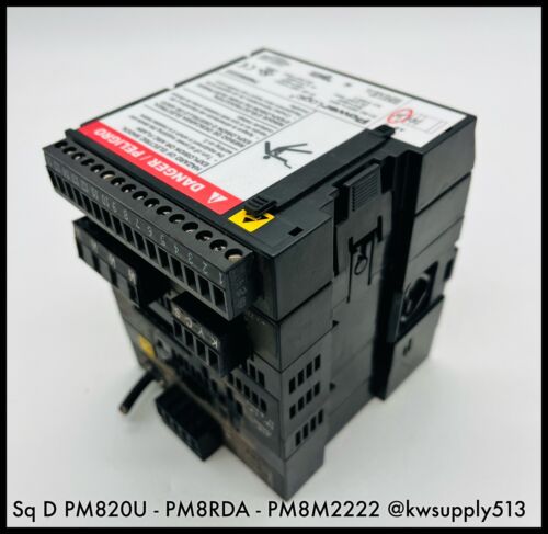 PM8M2222, PM820, & PM8RDA Electric PowerLogic Modules-PM8M2222