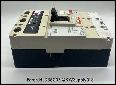 HLD3600F~Eaton HLD3600F 600A HLD65K~ S# 6633C81G06~ LES3600LSIG~310RMS TU Used