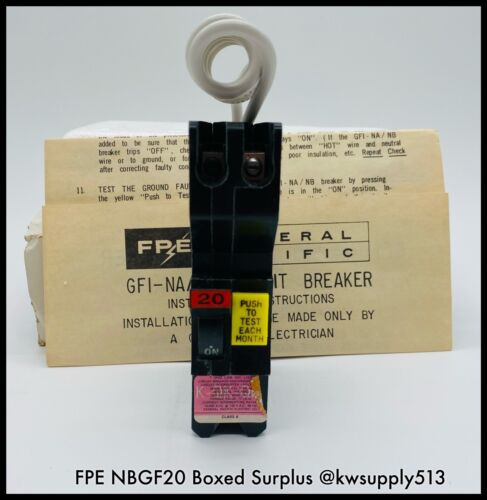 20A GF Circuit Breaker-NBGF20