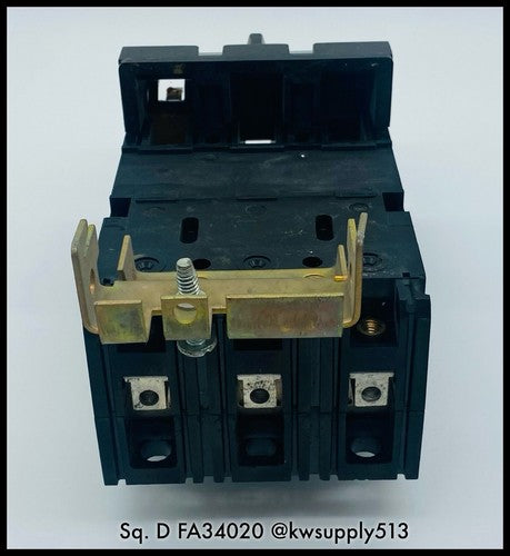 FA34020 ~ Square D FA34020 FA 480VAC 20A I-Line MCCB ~ B. Lugs Shelf Surplus