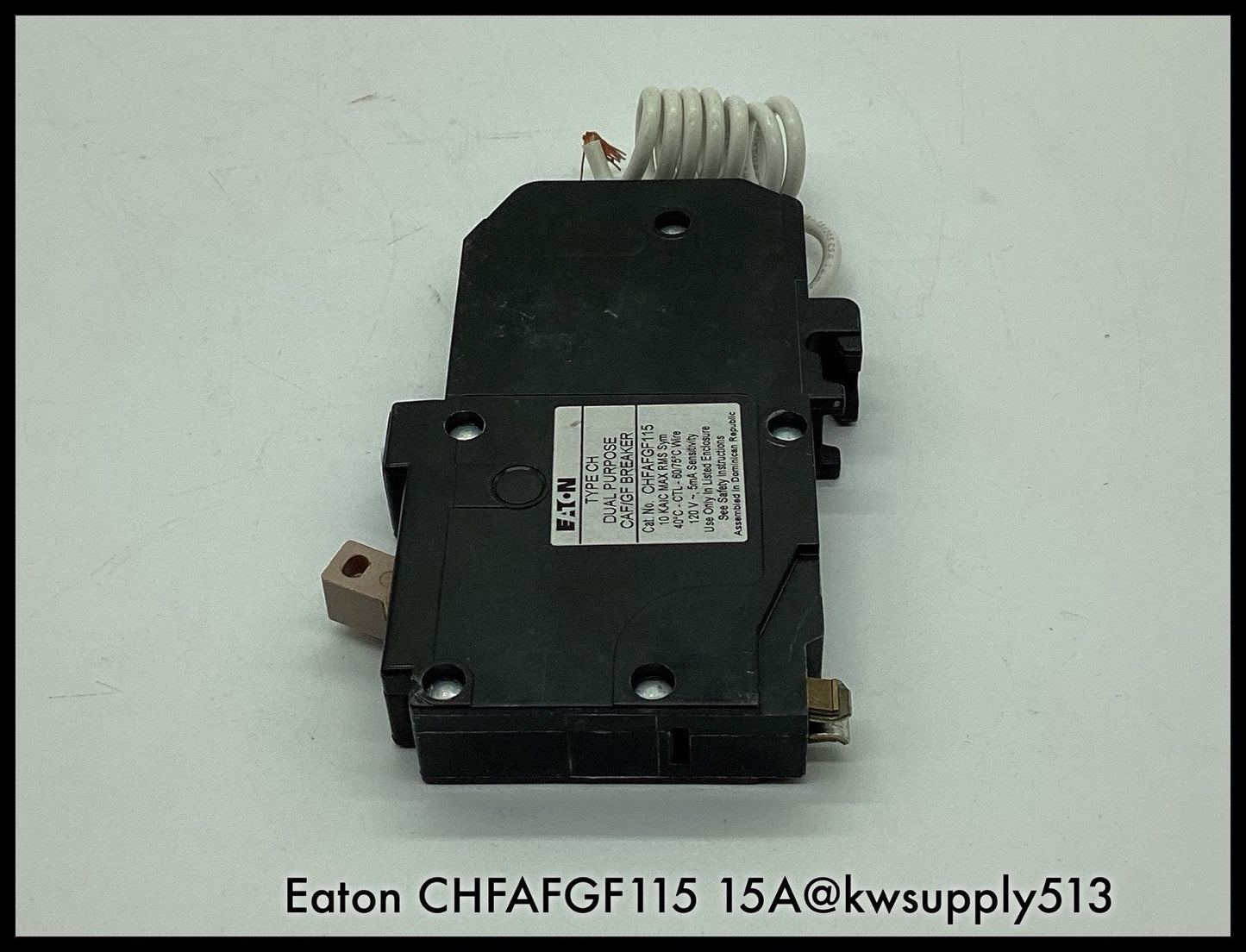 CHFAFGF115 ~ Eaton/CH CHFAFGF115 15 Amp Afci, Gfci With Pigtail Open box Surplus