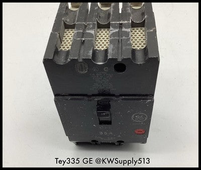 TEY335 ~ GE TEY335 35A 3P 480/277VAC 250VDC MCCB ~ Used