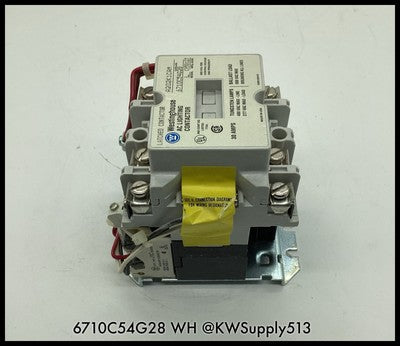 6710C54G28 ~ WestingHouse 6710C54G28 30A A202K1CAM AC Lighting Contactor Surplus