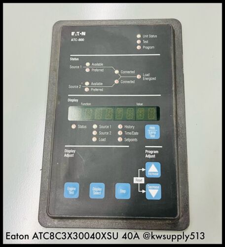 40A Transfer Switch -ATC8C3X30040XSU