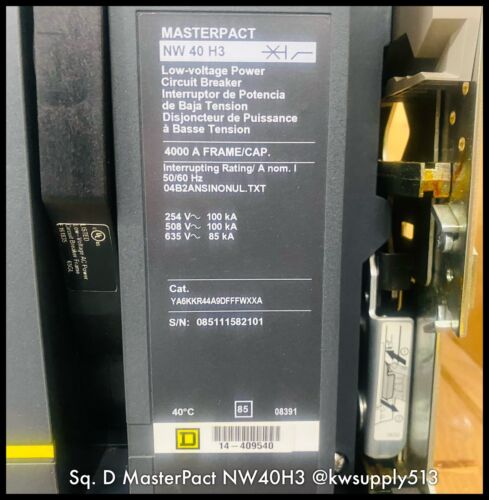 4000A NW40H3 Circuit Breaker-YA6KKR44A9DFFFWXXA