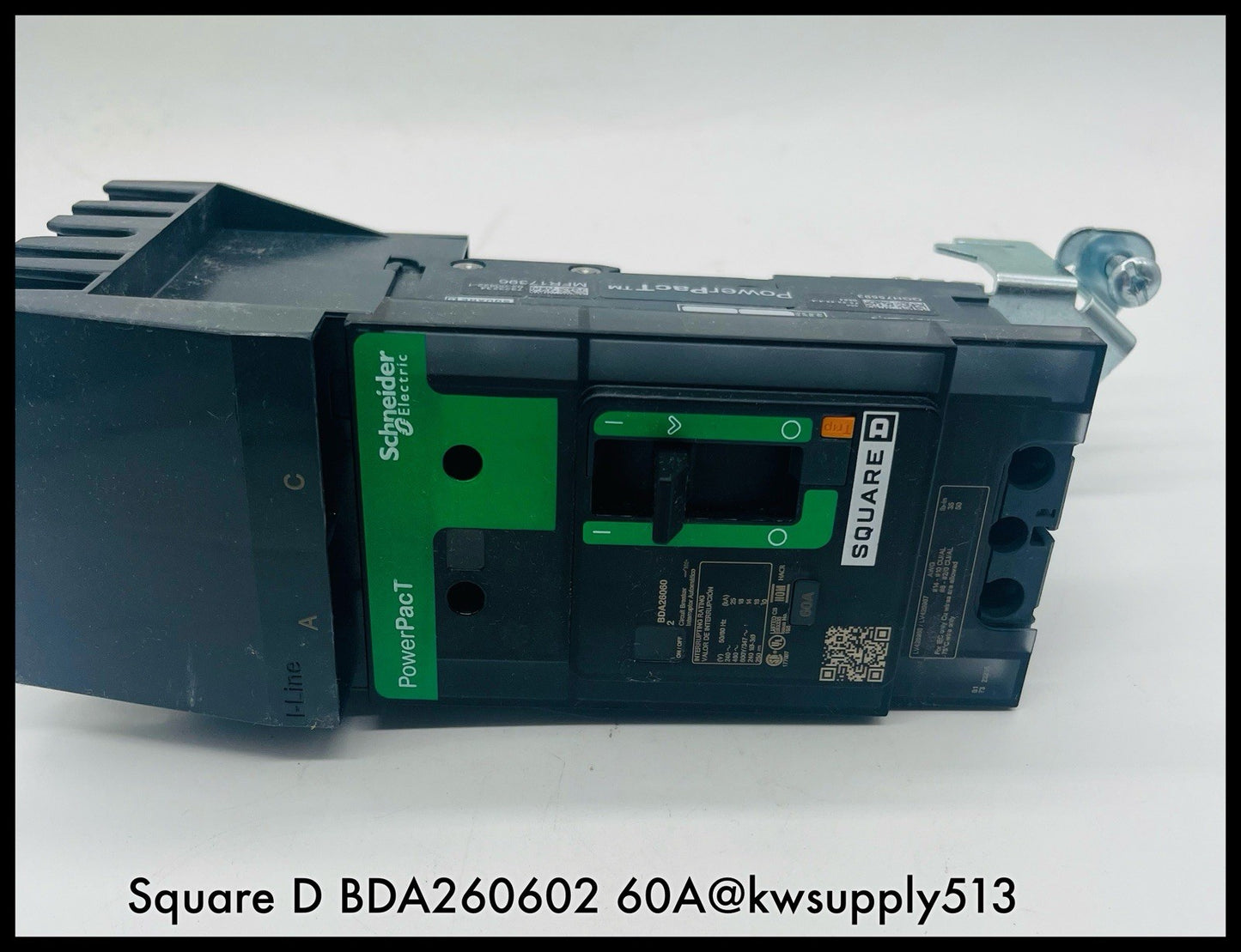 BDA260602 ~ Square D BDA260602 60A 2P I-Line MCCB 90-Day Warranty Shelf Surplus