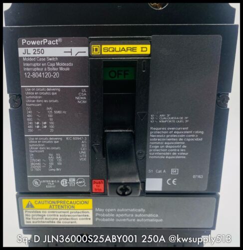 250A Circuit Breaker w/ Plug-in Adapter-JLN36000S25ABY001