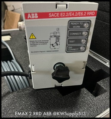 EMAX2 RRD ~ ABB Sace EMAX2RRD Remote Racking Device with carrying case Unused