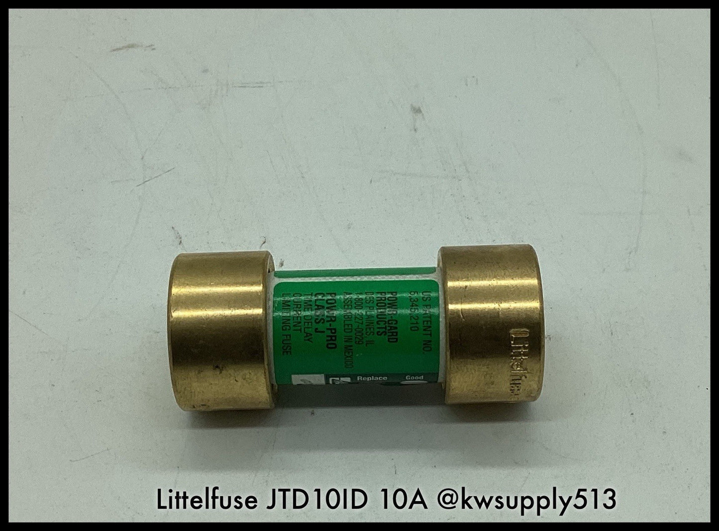 JTD10ID ~ Littelfuse JTD10ID 10A 600V POWR-PRO Class J Time Delay Fuse Unused 6