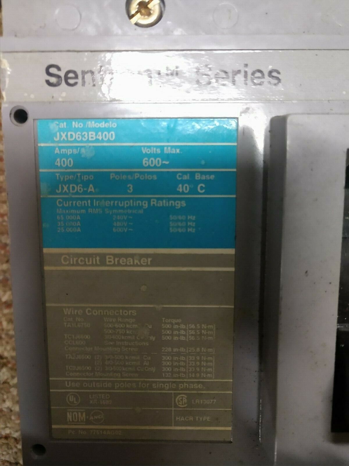 400A Circuit Breaker-JXD63B400